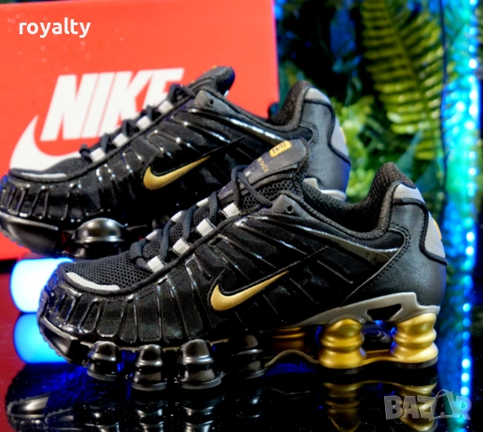 Nike Shox TL Black and Gold мъжки маратонки , снимка 2 - Маратонки - 51624706