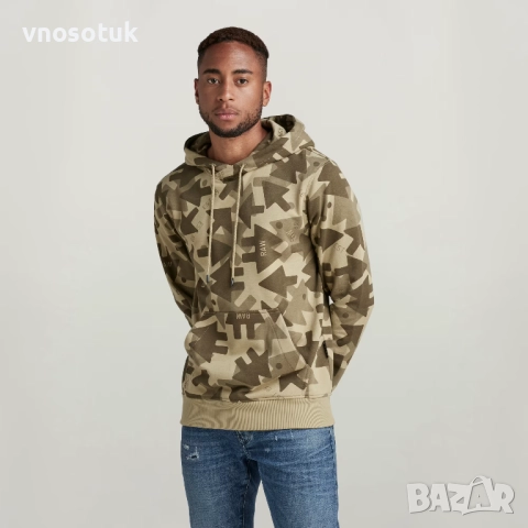 Мъжки суичер G STAR Arrow Camo Hooded-номер S