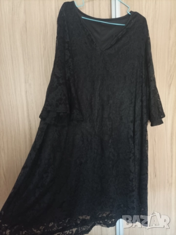 Макси дантелена рокля , снимка 3 - Рокли - 52845877