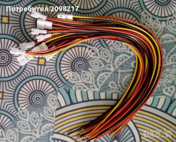 Букса PH2.0   2 pin куплунг, конектор с кабел 20 см. /женска/