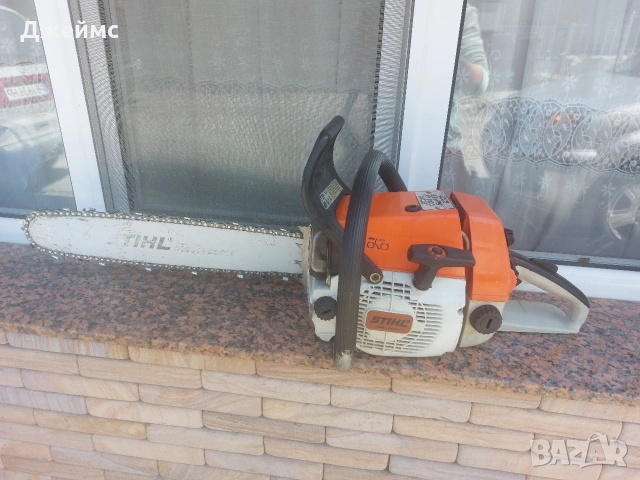 Резачка STIHL 034AV super electronic quickstop , снимка 3 - Градинска техника - 54105141