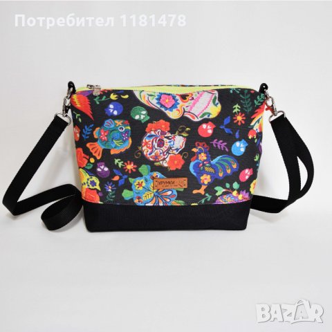 Чанта от плат с дълга регулируема дръжка, снимка 16 - Чанти - 32821721