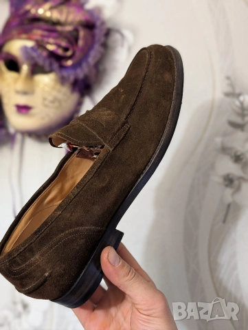 луксозни мокасини Alberto Fasciani BRIAN 57020 Penny Loafer Arabica номер 45, снимка 8 - Мокасини - 44185769