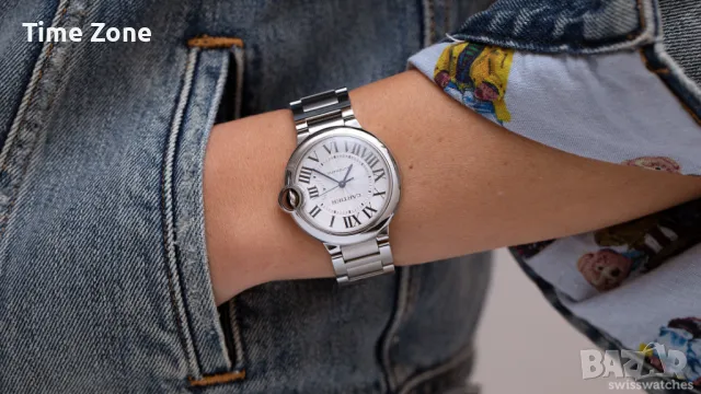 Cartier Ballon Bleu 42mm Steel White Dial Automatic Унисекс Различни Варианти, снимка 10 - Мъжки - 47989938