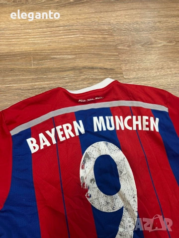 Оригинална тениска FC Bayern Munich Adidas 2014 LEWANDOWSKI #9  Домакинска , М размер , снимка 8 - Спортни дрехи, екипи - 54219651
