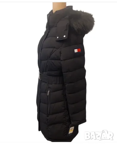 Tommy Hilfiger Дамско яке/ палто с колан размер М водоустойчиво, снимка 4 - Якета - 47538708