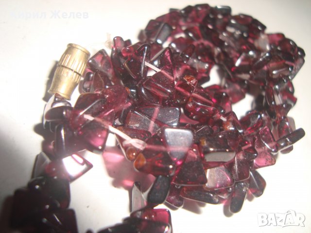 КОЛИЕ Натурален ГРАНАТ ВИОЛЕТ ОТТЕНЪК СТАР АРТ ГЕРДАН от БЛАГОРОДНИ КАМЪНИ 14994, снимка 16 - Колиета, медальони, синджири - 30665941