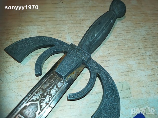 меч-сабя-метален-внос швеицария-49х10см, снимка 8 - Колекции - 29860976