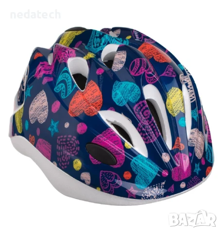 Велосипедна каска, Син, 52-56 см.