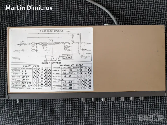  Ibanez Harmonics/Delay HD1000