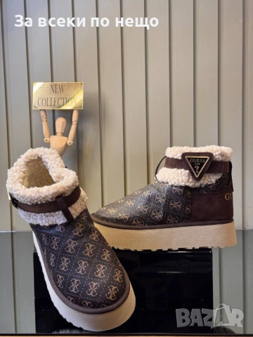 Guess Дамски Зимни Меки И Топли Боти Гес - Налични Различни Цветове Код E1173, снимка 5 - Дамски боти - 53226861