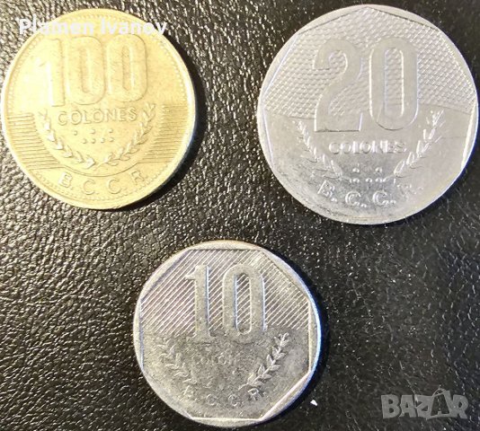 Монети от Коста Рика в добро състояние, снимка 1 - Нумизматика и бонистика - 40132011