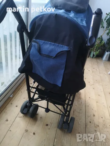 Лятна количка Kikka Boo Quincy Blue Melange, снимка 4 - Детски колички - 56006961