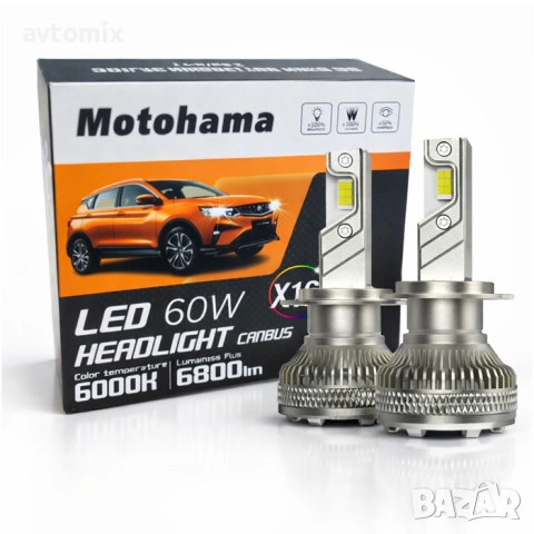 Диодни крушки H7 Мотохама 12V