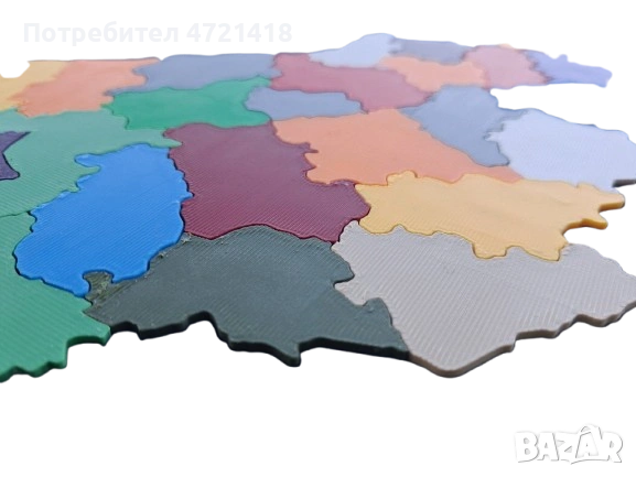 България в 28 нюанса. Дизайнерски 3D Пъзел България, снимка 6 - Пъзели - 54314756