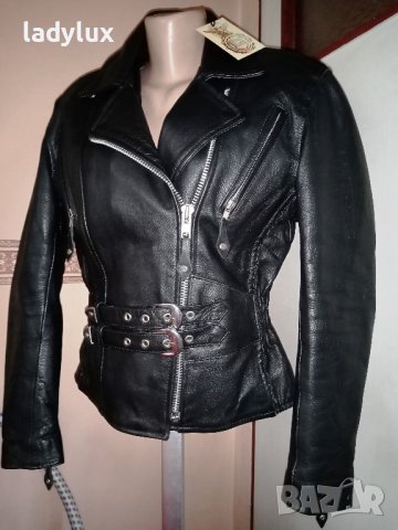 JIM Leather, Ново, Уникално, Естествена Кожа, Размер М. Код 1882 , снимка 2 - Якета - 38127827