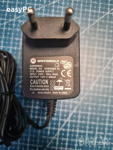 Оригинален захранващ адаптер MOTOROLA R35036060-C5 3.6V 600mA, снимка 1 - Motorola - 48917153