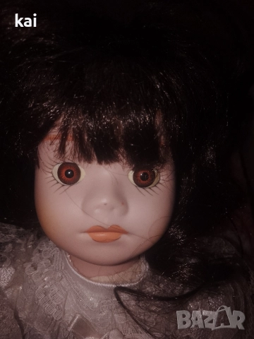 Порцеланова женска кукла, снимка 2 - Кукли - 52969433