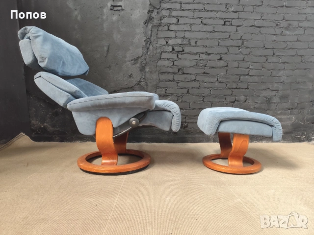 Релакс кресло Ekornes Stressless Норвегия , снимка 6 - Дивани и мека мебел - 53343791