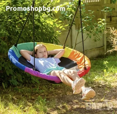 Детска люлка - гнездо Kruzzel, 110 см диаметър, снимка 8 - Градински мебели, декорация  - 45207853