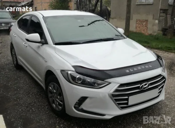 Дефлектор за преден капак Vip Tuning за Hyundai Elantra (2016+) - дълъг