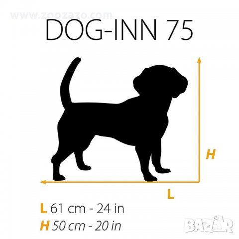 Метална клетка за Куче с две врати 77,4 x 48,5 x h 54,6 см. - DOG-INN 75 Ferplast, снимка 2 - За кучета - 31763027