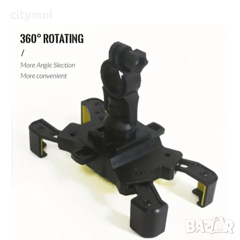 Държач за телефон за велосипед/мотоциклет, , автоматично заключване, 360°, до 7", снимка 7 - Аксесоари за велосипеди - 50815810