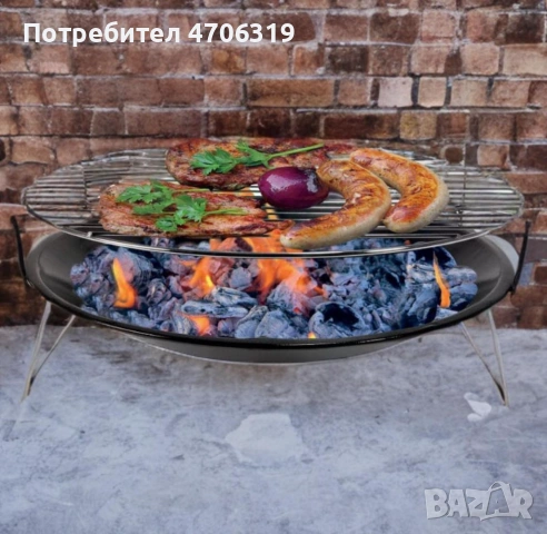 Градинско барбекю на дървени въглища LAMARQ UE LBQ-SR14, снимка 3 - Барбекюта - 53190904