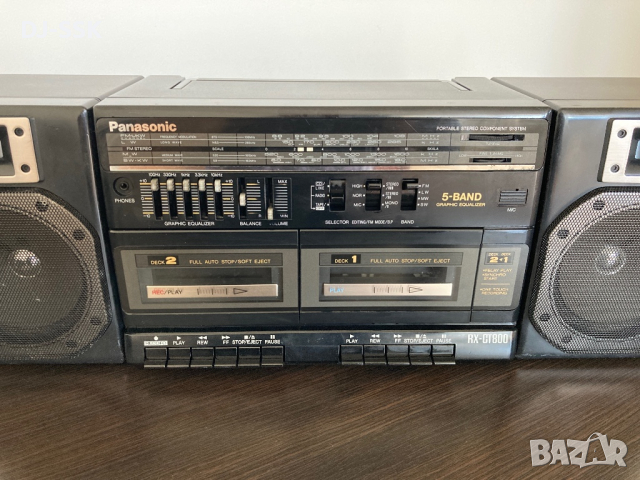 	Panasonic RX-CT800 VINTAGE RETRO BOOMBOX Ghetto Blaster радио касетофон, снимка 4 - Радиокасетофони, транзистори - 44819257