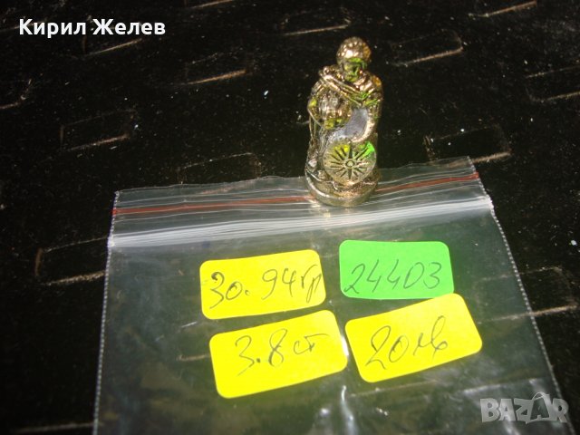 ОЛОВНО ВОЙНИЧЕ СТАРА МЕТАЛНА ФИГУРКА за ШАХ ВОИН ЧОВЕЧЕ НИКЕЛИРАНО 24403, снимка 5 - Колекции - 34561304