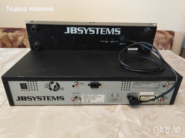 JB SYSTEM-двоен cd плеар, снимка 5 - MP3 и MP4 плеъри - 31946868