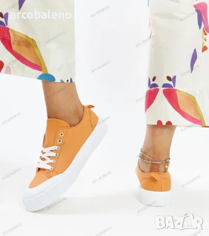 Дамски платнени маратонки Eduard, 6цвята , снимка 5 - Маратонки - 50416847