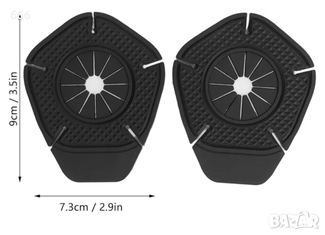 Универсални силиконови протектори за отвори за чистачки за кола от 2 части, снимка 4 - Аксесоари и консумативи - 52713724