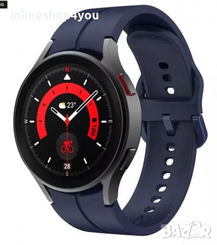 Силиконова Каишка (20мм) за Samsung Watch5 Pro | Watch5 | Watch4 | Active2, снимка 3 - Смарт гривни - 38376944