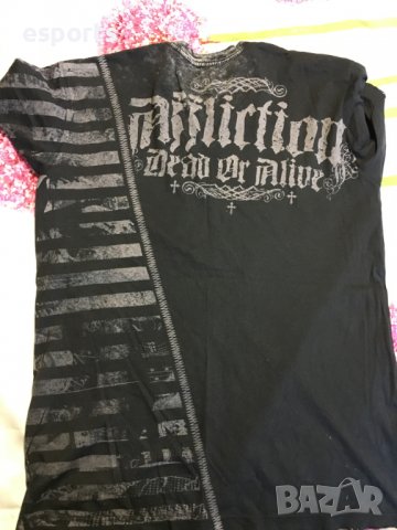 Мъжка тениска AFFLICTION Black Premium М Medium Black, снимка 9 - Тениски - 25981165