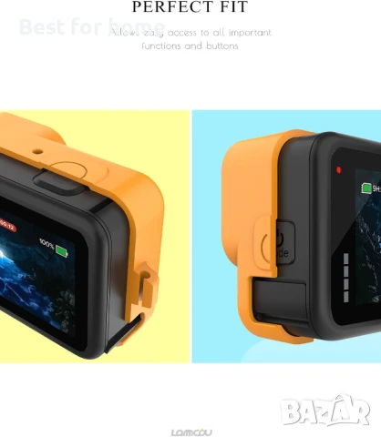 Силиконов , защитен  калъф Lammcou за камера Hero 12 11 10 9, снимка 3 - Чанти, стативи, аксесоари - 50848905