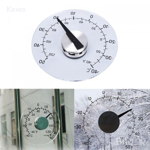 Термометър външен за прозорец/стъкло, снимка 1 - Други стоки за дома - 31813267