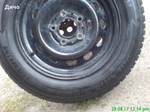 ЗИМНИ ГУМИ С ДЖАНТИ 4 БРОЯ 195/65/15, снимка 3 - Гуми и джанти - 34740889
