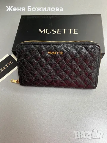 Дамско портмоне Musette естествена кожа, снимка 2 - Портфейли, портмонета - 50336903