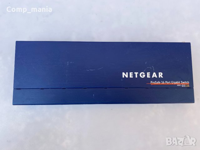 NETGEAR GS116 гигабитов суич, снимка 2 - Суичове - 34552629