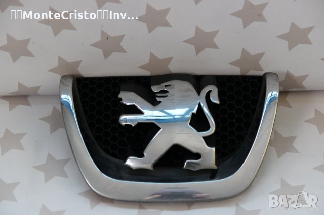 Предна емблема Peugeot 207 (2006-2014г.) Пежо 207 / 303002001 / 3030 02 001