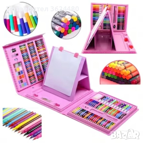 Комплект за Рисуване 86 Части за Момичета 4731, снимка 2 - Рисуване и оцветяване - 52541490