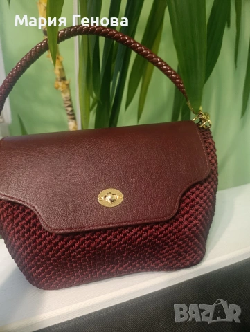 ръчно изработена дамска чанта , снимка 5 - Чанти - 54207460