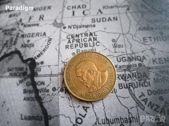 Монета - Кения - 10 цента | 1970г., снимка 2 - Нумизматика и бонистика - 35305984