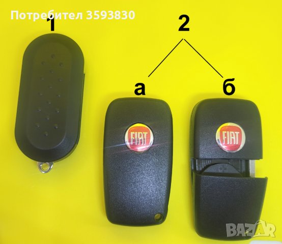 Кутийка за ключ за Фиат, Ситроен, Пежо, Ланча, снимка 2 - Аксесоари и консумативи - 39139745