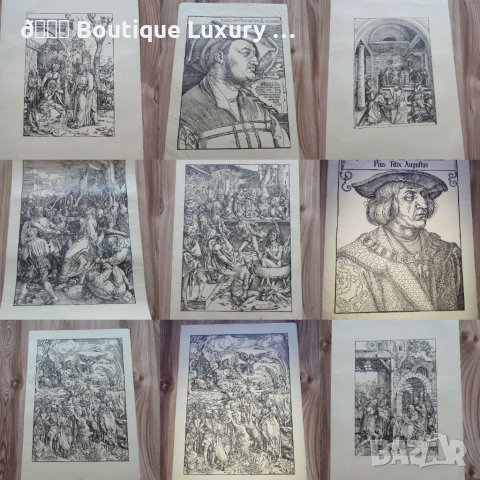 Литографии Албрехт Дюрер различни видове с воден знак , снимка 5 - Нумизматика и бонистика - 36905944