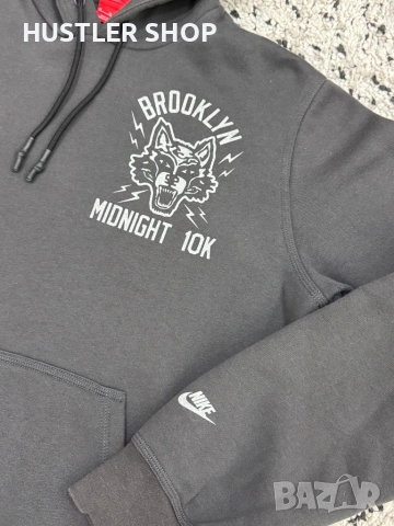 Мъжки суитшърт NIKE BROOKLYN. Размер М, снимка 3 - Спортни дрехи, екипи - 53065957