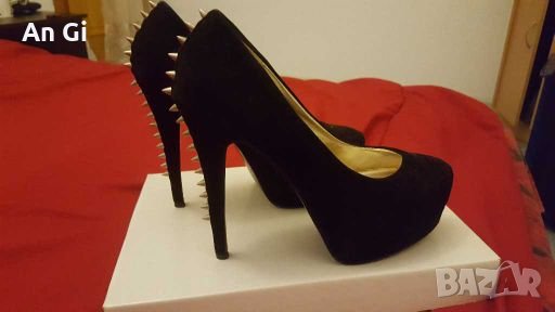 Елегантни обувки и клъч от лак, снимка 5 - Дамски обувки на ток - 30979683