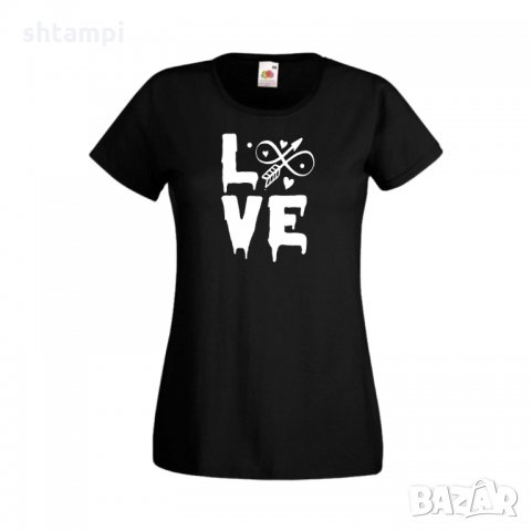 Дамска тениска Свети Валентин Love 1, снимка 4 - Тениски - 35647906