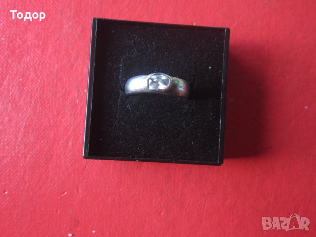Сребърен пръстен с камък  6, снимка 2 - Пръстени - 35091931
